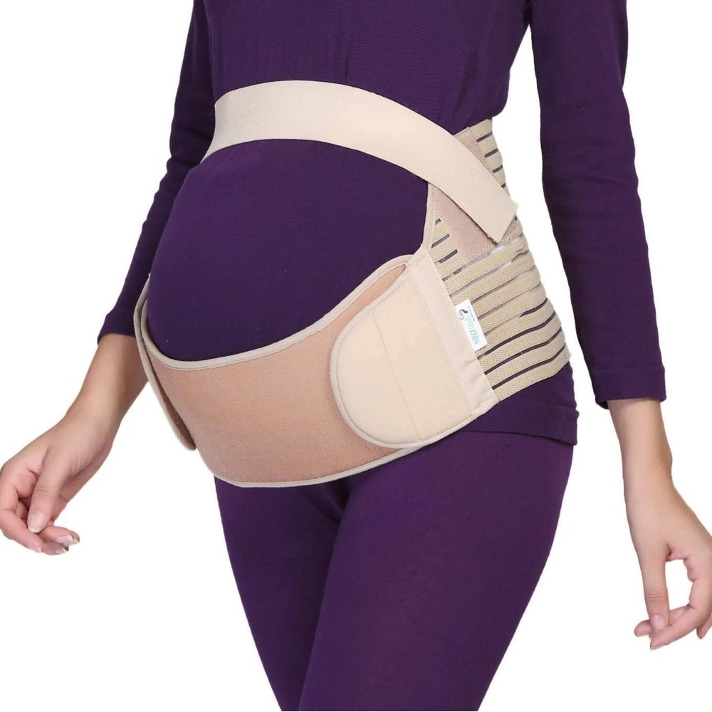 Maternity Belt Neotech Care Pregnancy Support Band Nude Medium